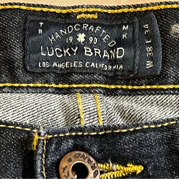 Lucky Brand Men 367 Vintage Bootcut Jean 38X34 92% Cotton Stonewash 4way Stretch - Picture 11 of 14